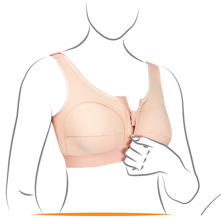 POST- OP OPERATIVE BRA AFTER ANY BREAST SURGERIES – ACTIVE EFFECT AGAINST  HAIR LOSS